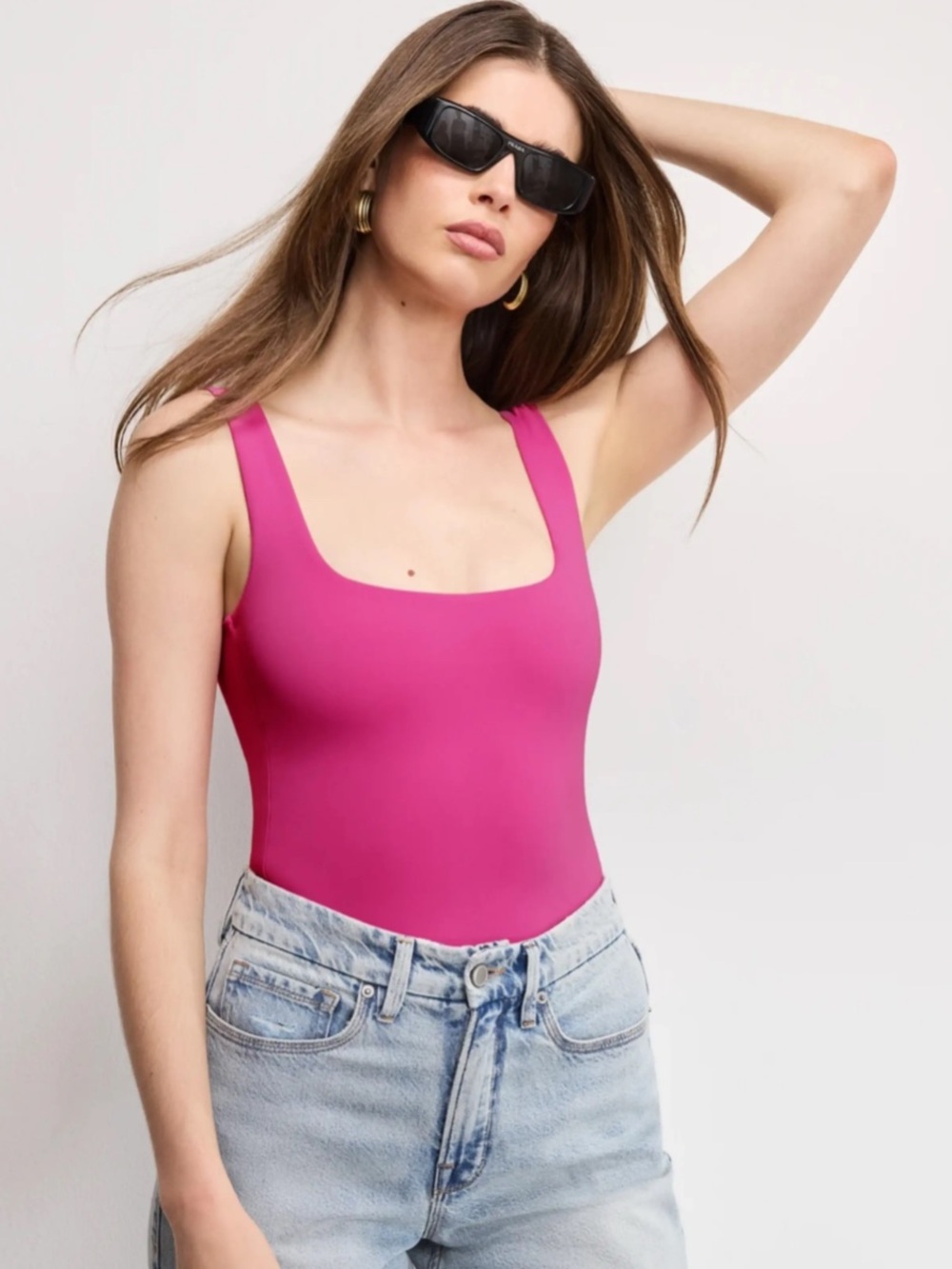 Good American Sculpting Modern Tank Bodysuit
